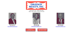 Desktop Screenshot of graysonrealty.com