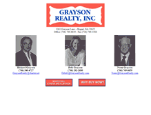 Tablet Screenshot of graysonrealty.com
